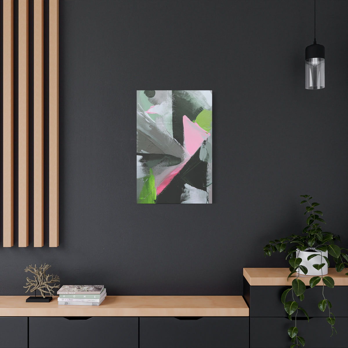 Abstract Geometric Painting Print Canvas 20x24,20x30,24x30 24x32,24x36,30x40 32x48,36x48,40x60 Pine-Wood Inner Frame ABS-41