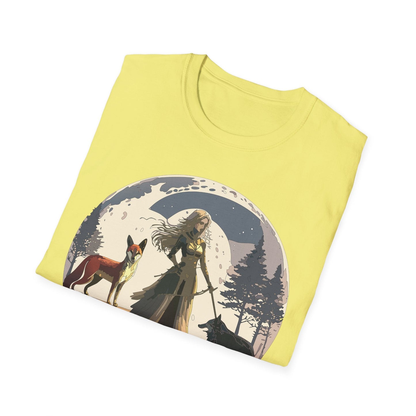 Womens Graphic T Shirt Art Design Tee Softstyle 64000 Gildan Unisex Short Sleeve