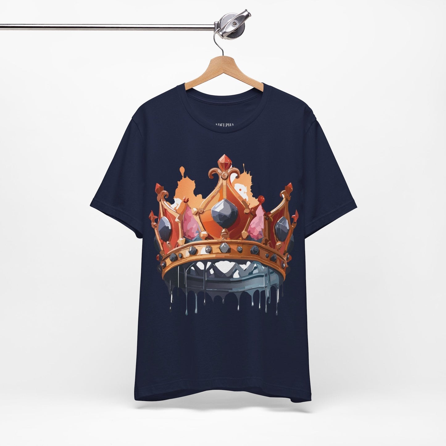 Adelpha Crown Graphic Tee Unisex Jersey Short Sleeve Art Design Vintage Inspired Shirt