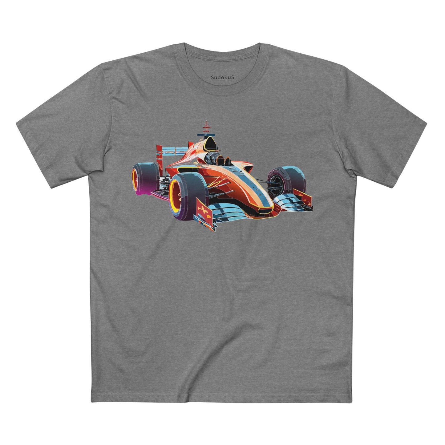 Car Graphic Unisex 100 Cotton Staple Tee 10