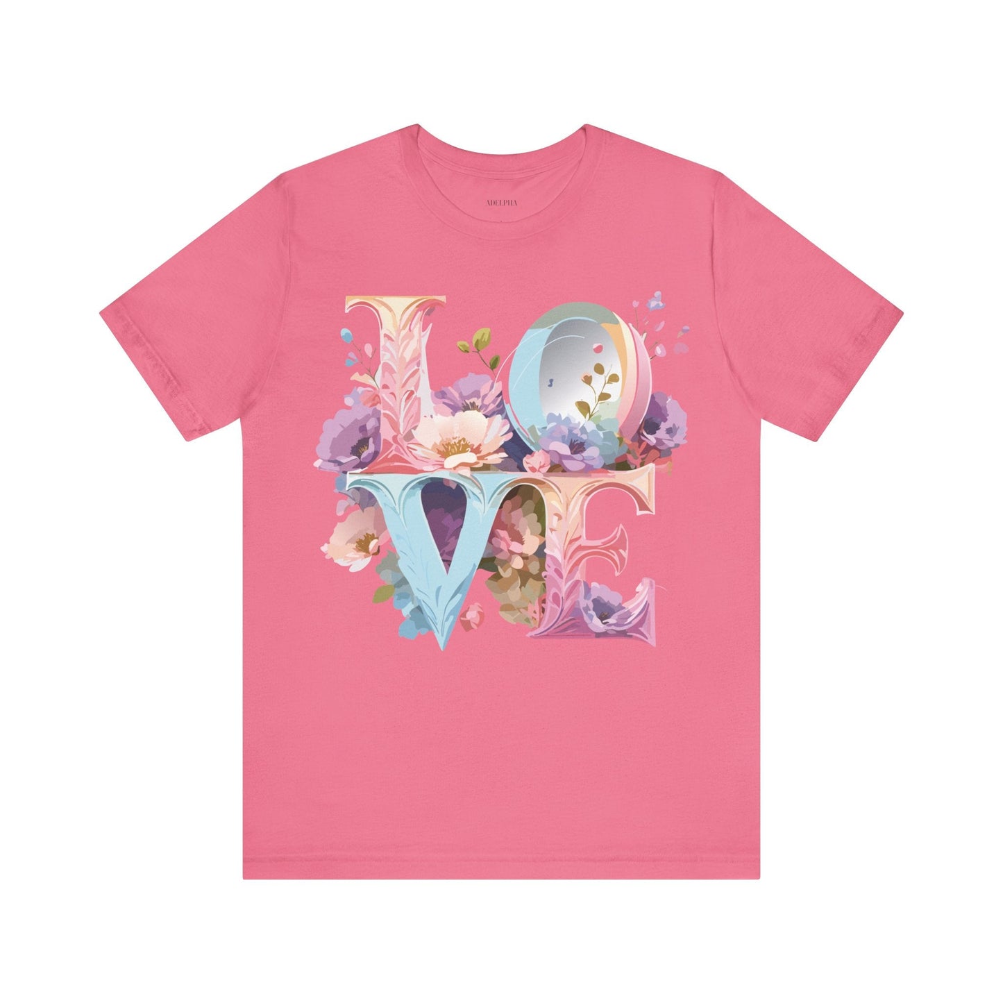 Adelpha Valentine Graphic Tee Unisex Short Sleeve Vintage Inspired Art Design for Everyday Wear