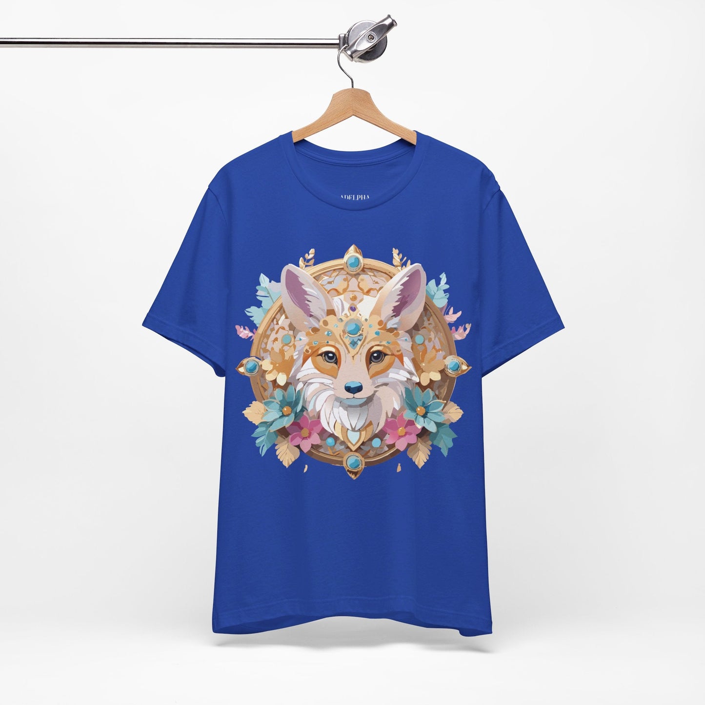 Unisex Graphic Tee From Adelpha Medallion Art Design Vintage Inspired Look Everyday Wear Style