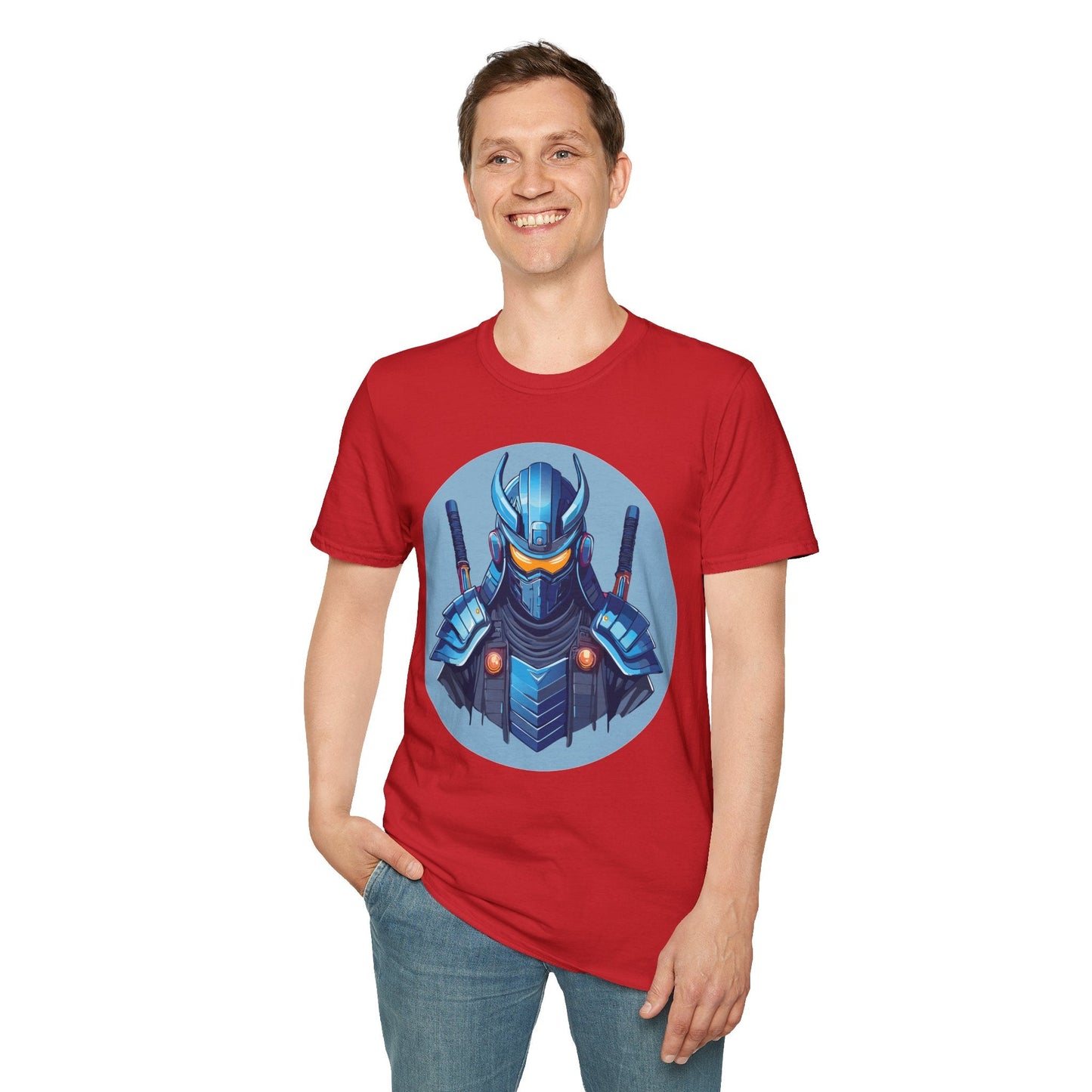 Samurai Shirt Unisex Softstyle T Shirt 100 Percent Ring Spun Cotton Gildan 64000
