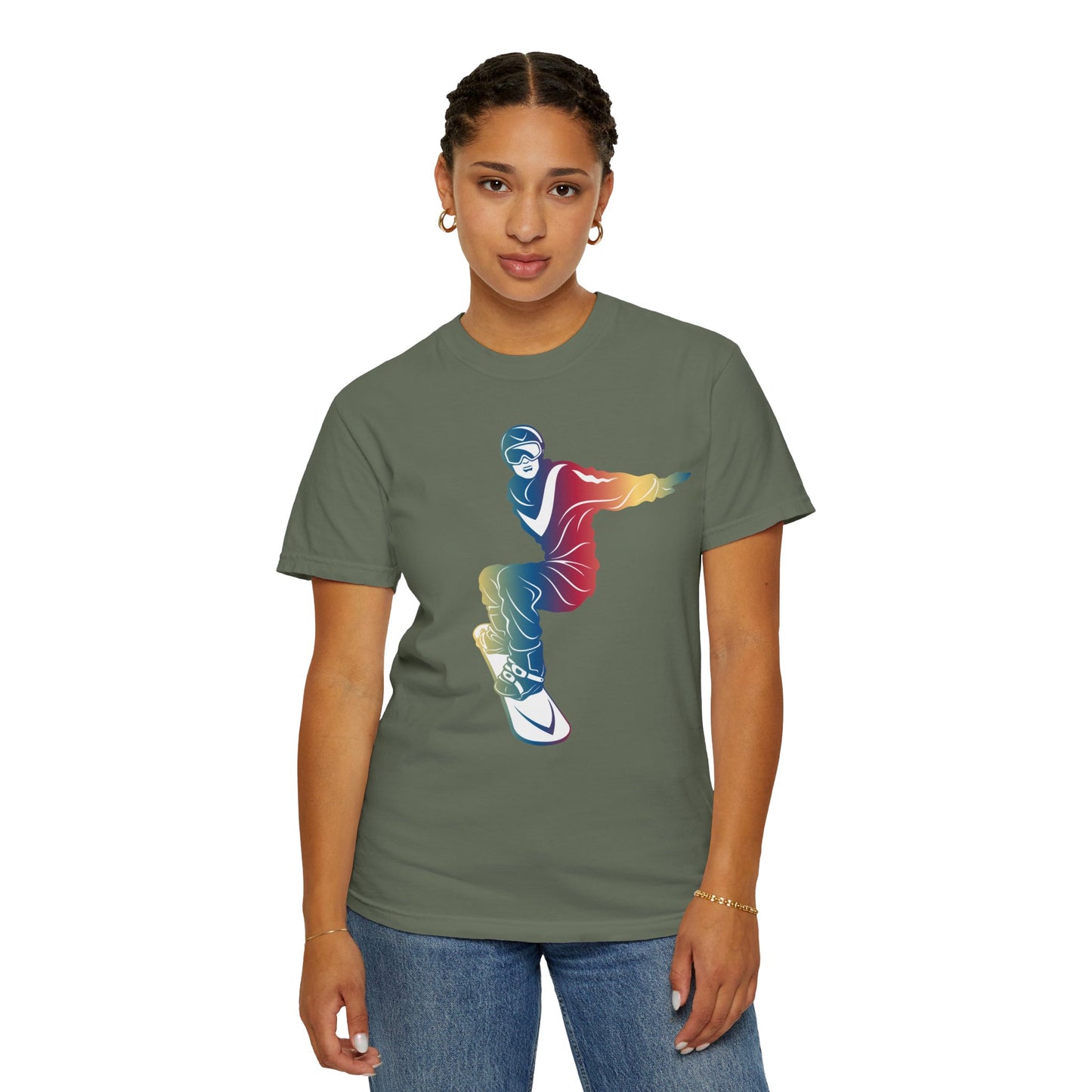 Unisex T-shirt with sports art design