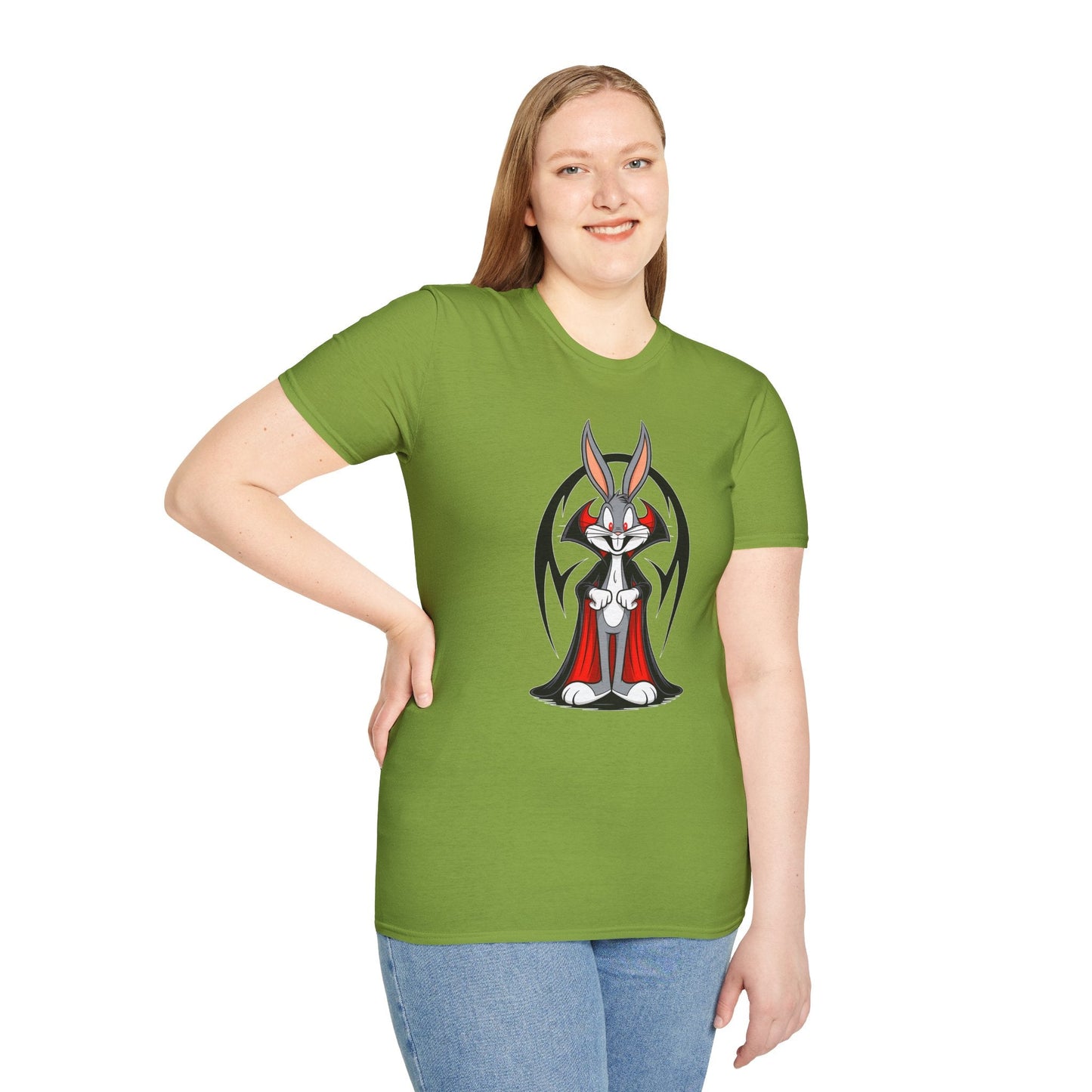 Bugs Bunny Shirt Unisex T Shirt Cartoon Design Gildan Softstyle 64000 Premium Cotton Tee