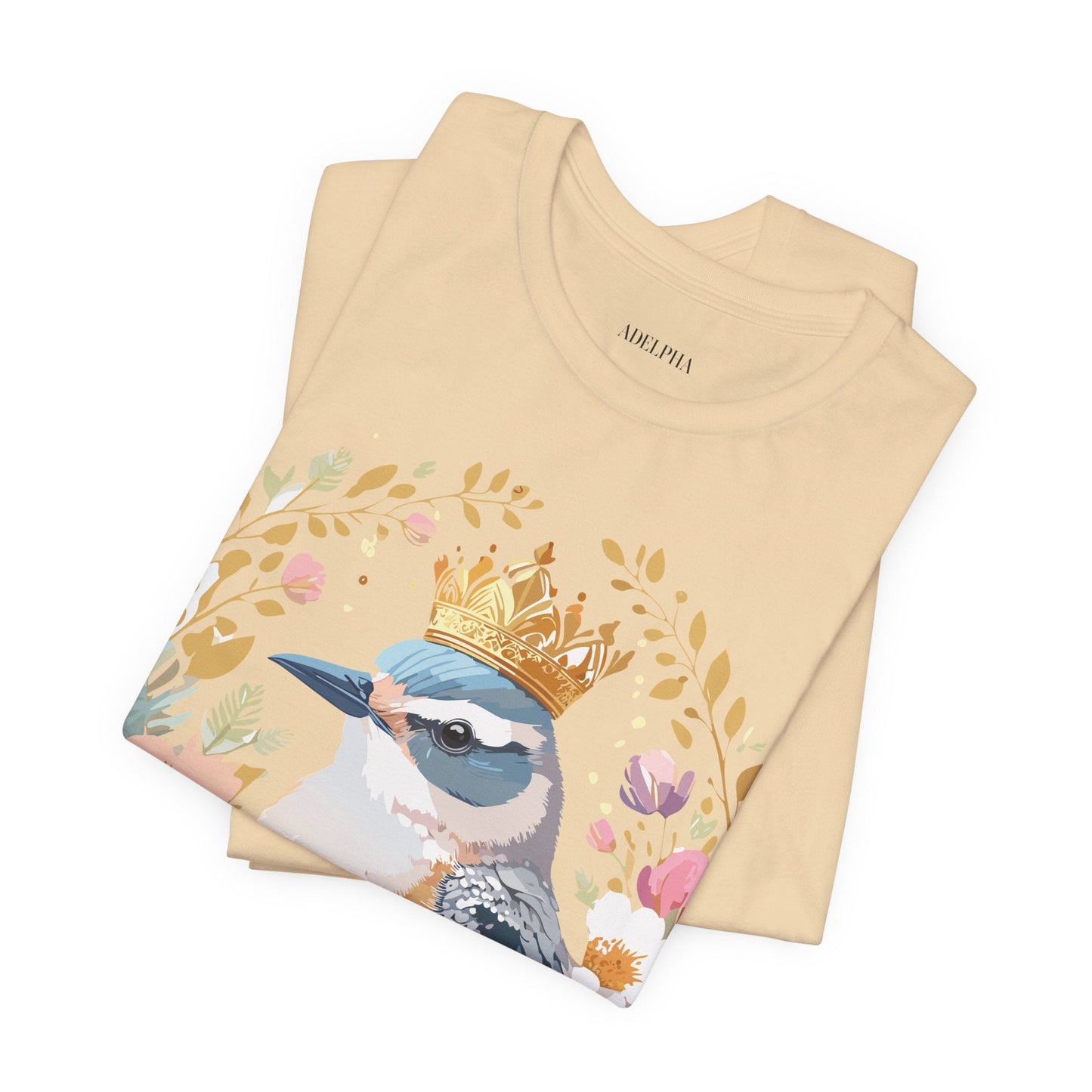 Medallion Graphic Unisex 100 Cotton Vintage Animal Medal Artwork Tee 33