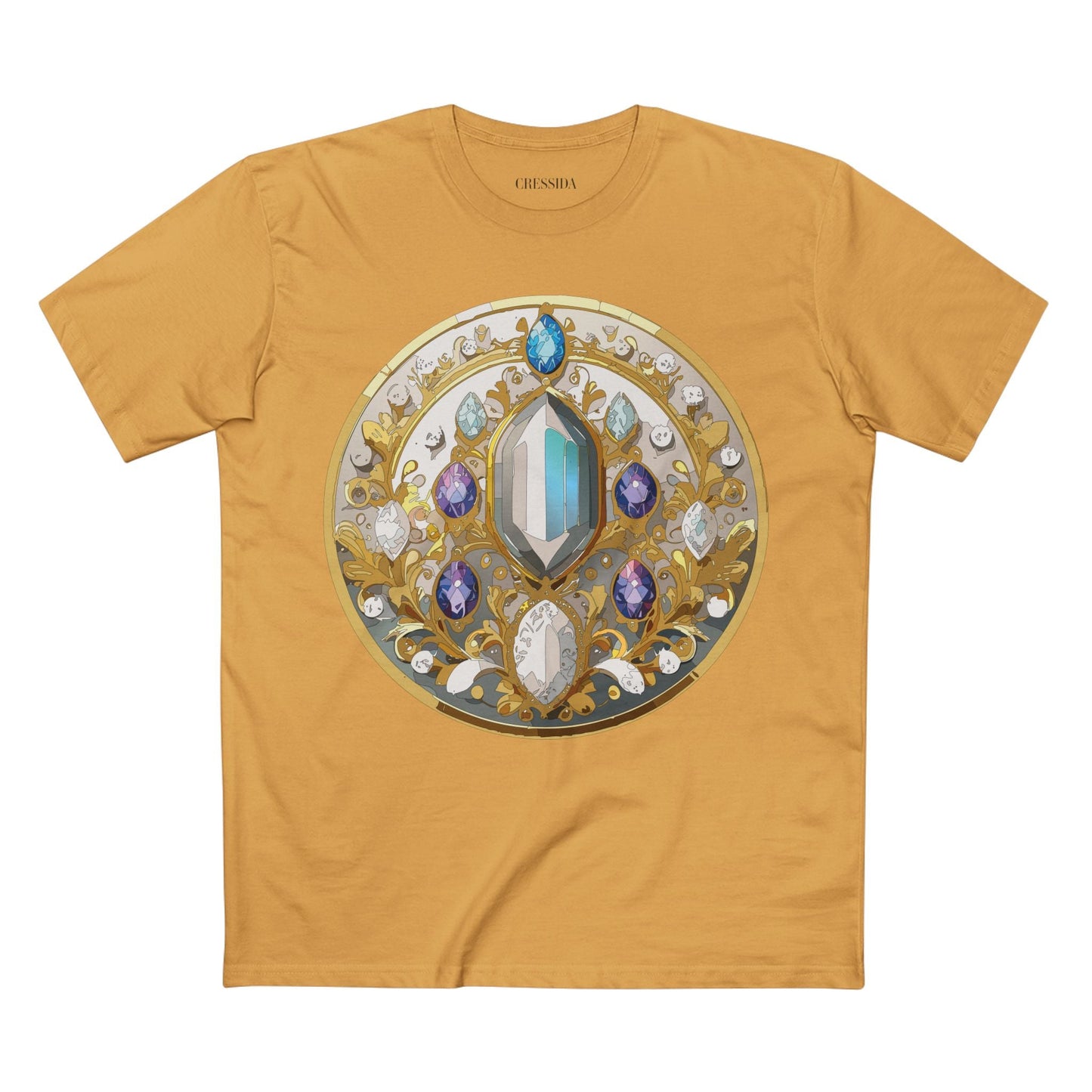 Medallion Graphic T-Shirt Unisex 100 Cotton With Gold Art Design Medal Tee 15