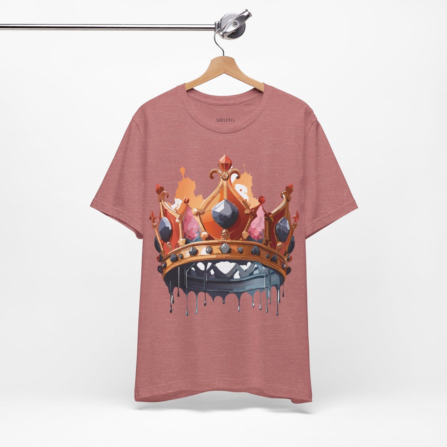 Crown Graphic Unisex 100 Cotton Vintage Artwork Tee 10