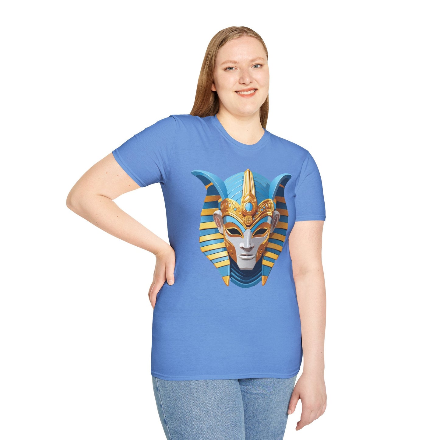 Mask Graphic Unisex Cotton Masquerade Design Artwork Tee 21
