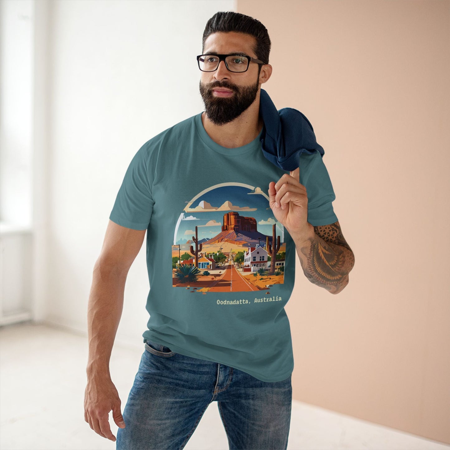 Australia Travel Shirt Unisex Premium Cotton Art Tee With Original Design By Retro2Nova TT21
