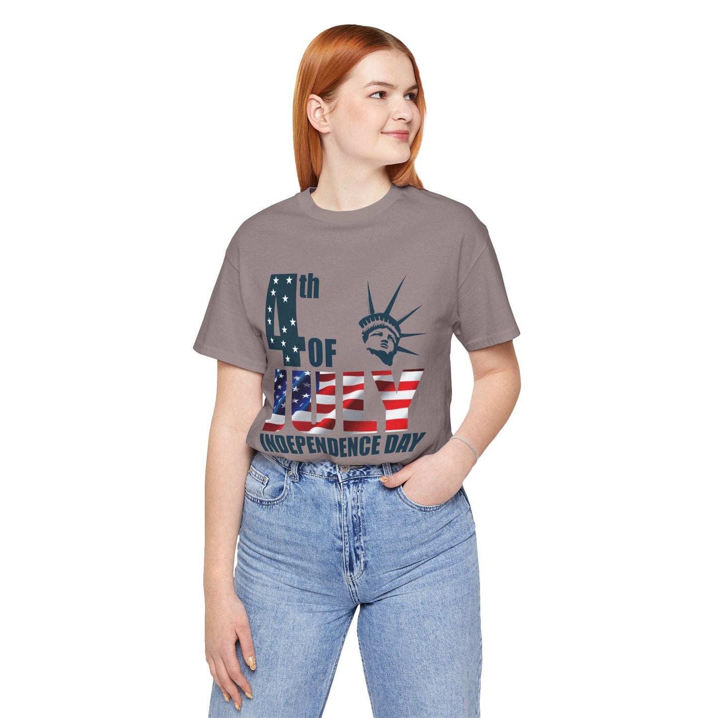 Independence Day Graphic Unisex Cotton T-Shirt 026