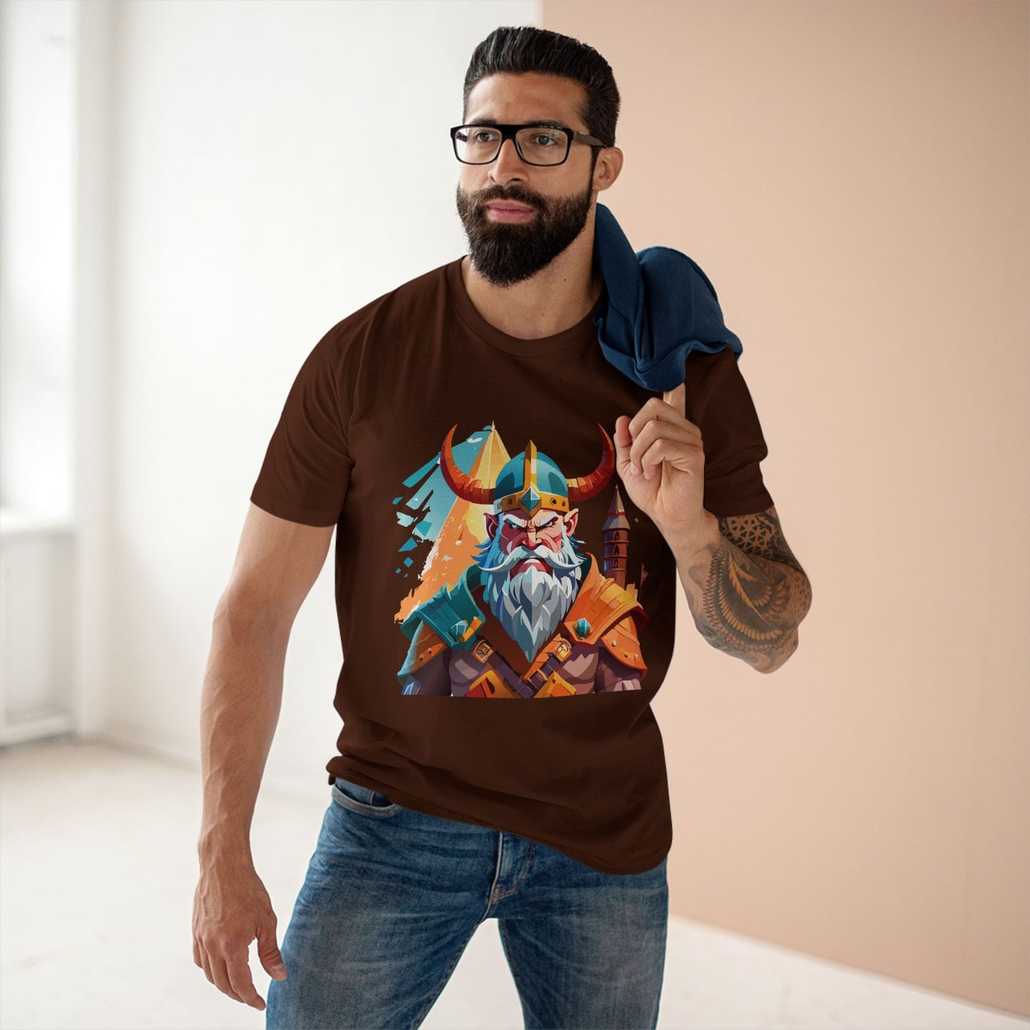 Viking Graphic Unisex 100 Cotton Staple Tee 12
