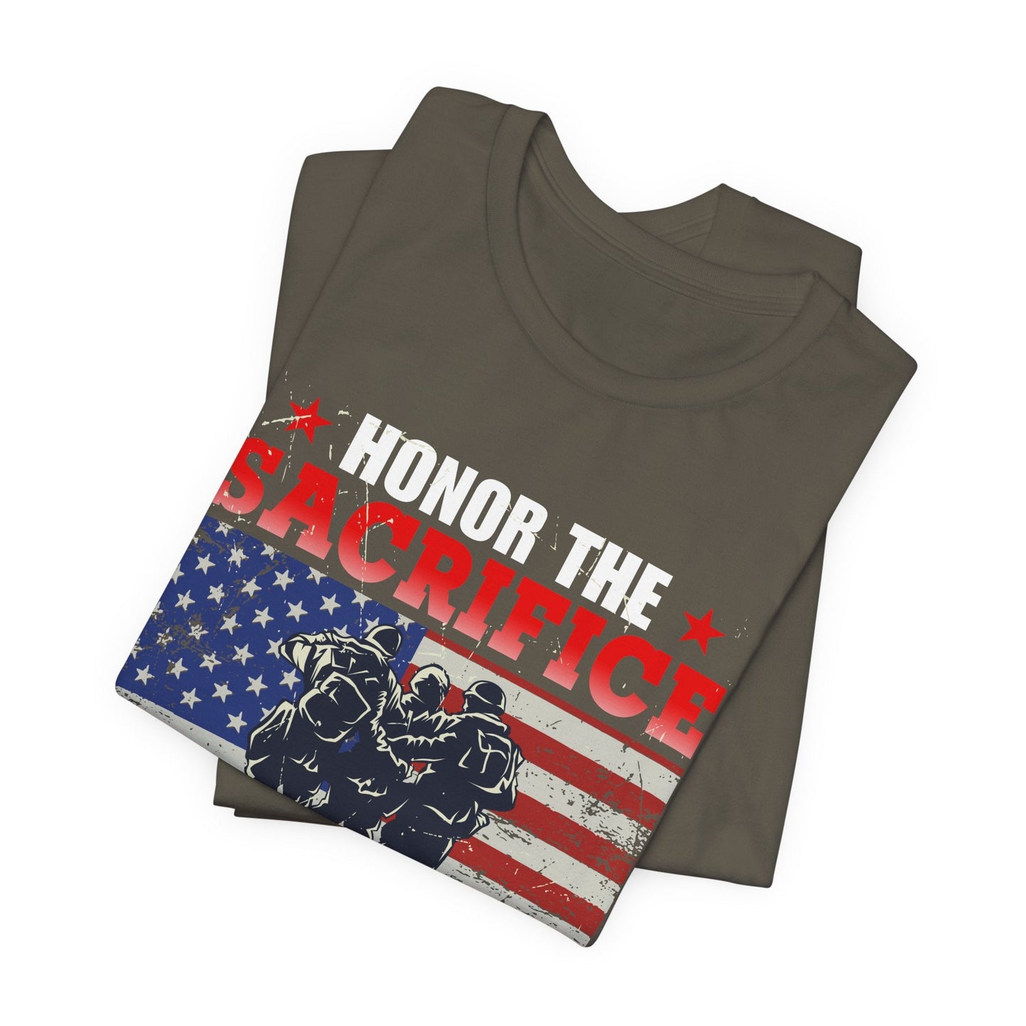 American Flag Graphic Unisex Cotton T-Shirt v24
