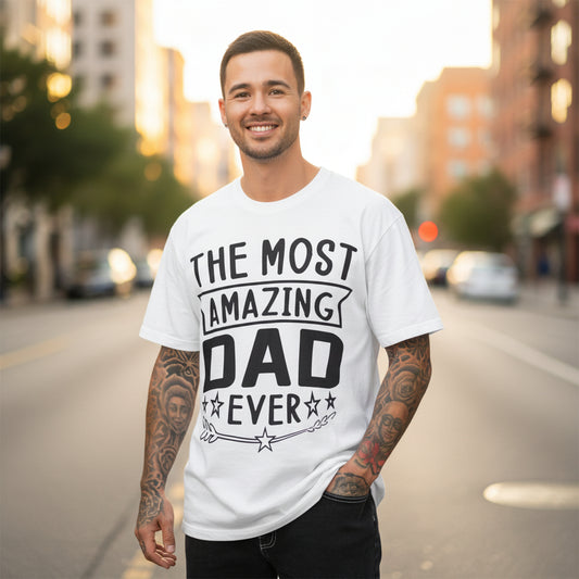 Fathers Day Graphic Garment Dyed Cotton Comfort Colors Relaxed Fit T-Shirt