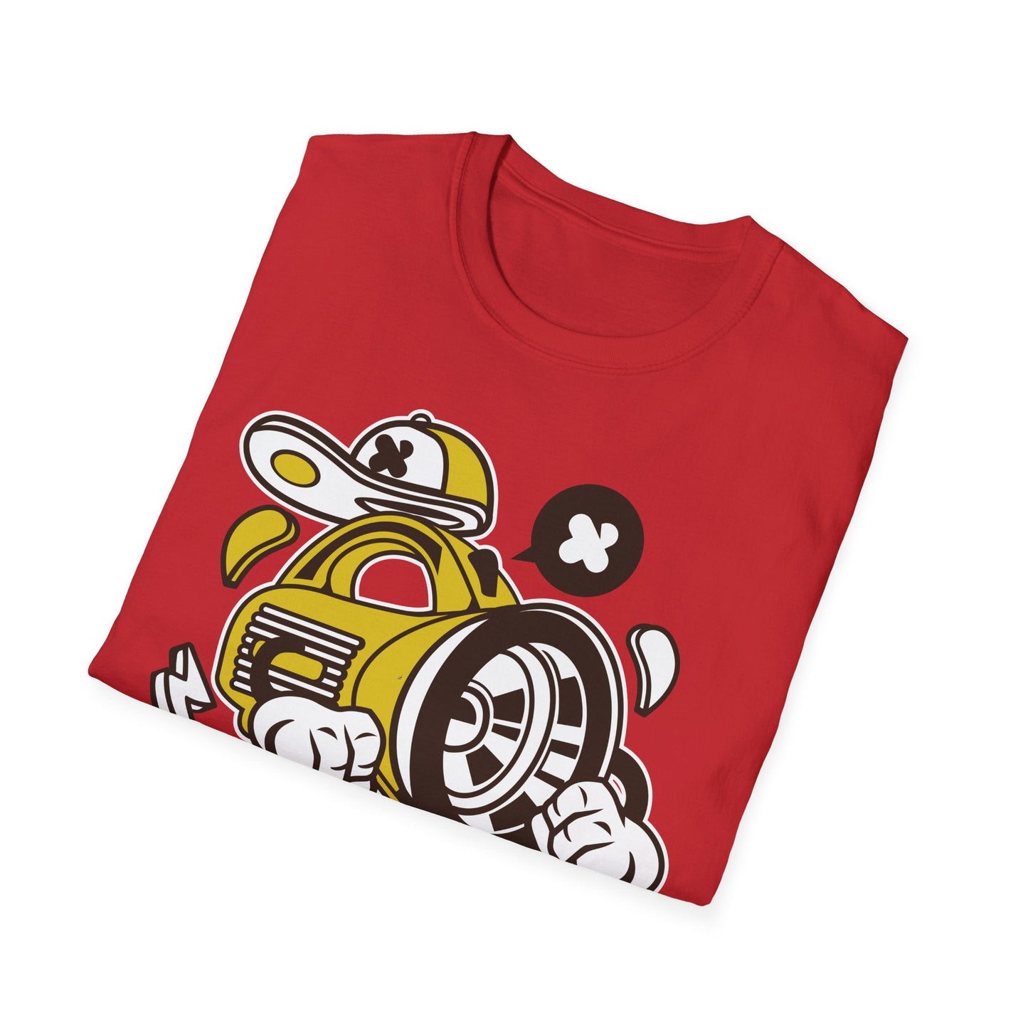 Cartoon T Shirt Animation Tee Funny Tee Unisex Softstyle Cotton Tee Gildan 64000