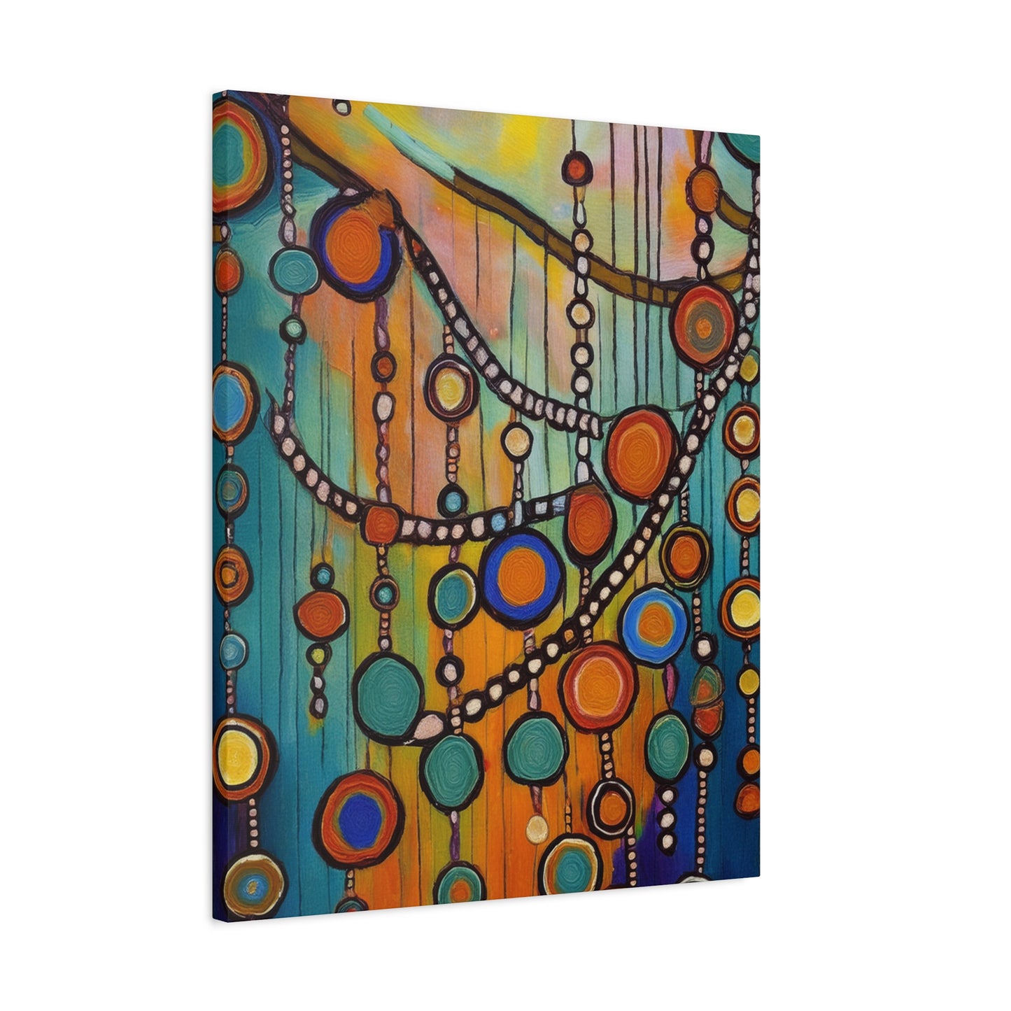 Abstract Oil Painting Print Canvas 20x24,20x30,24x30 24x32,24x36,30x40 32x48,36x48,40x60 Pine-Wood Inner Frame ABS-100