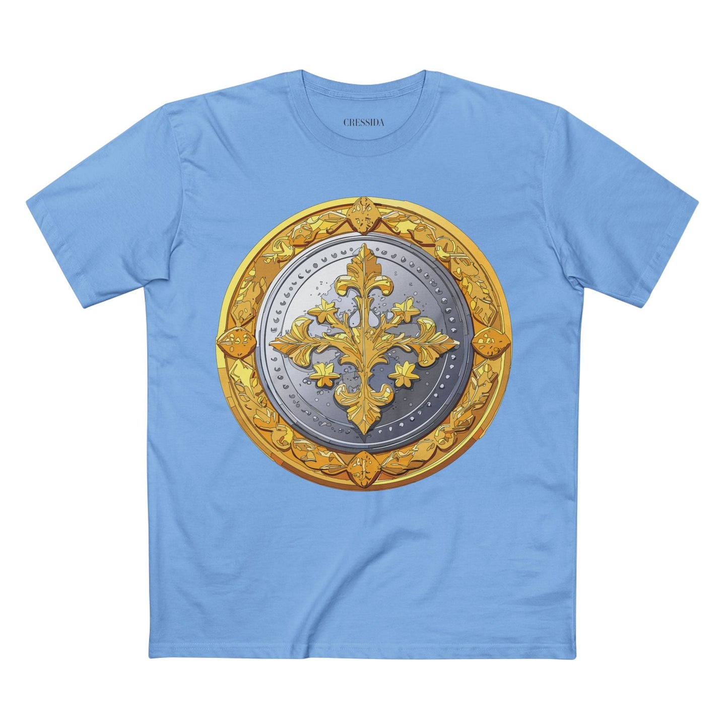 Antique Gold Coin Graphic Design T-Shirt Unisex 100 Cotton With Golden Print Artwork Tee 21