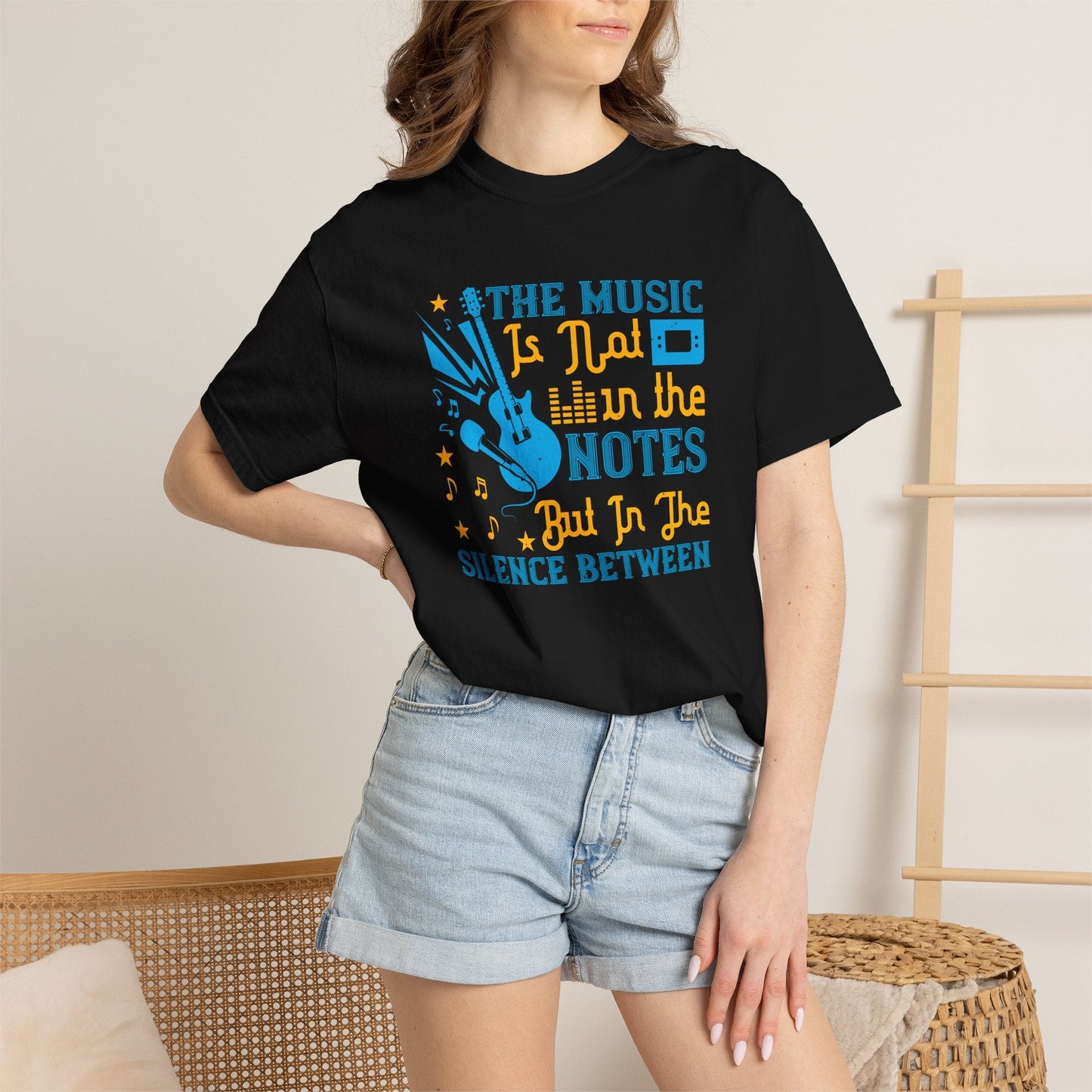 Music Graphic Design Unisex Cotton T-shirt  m44