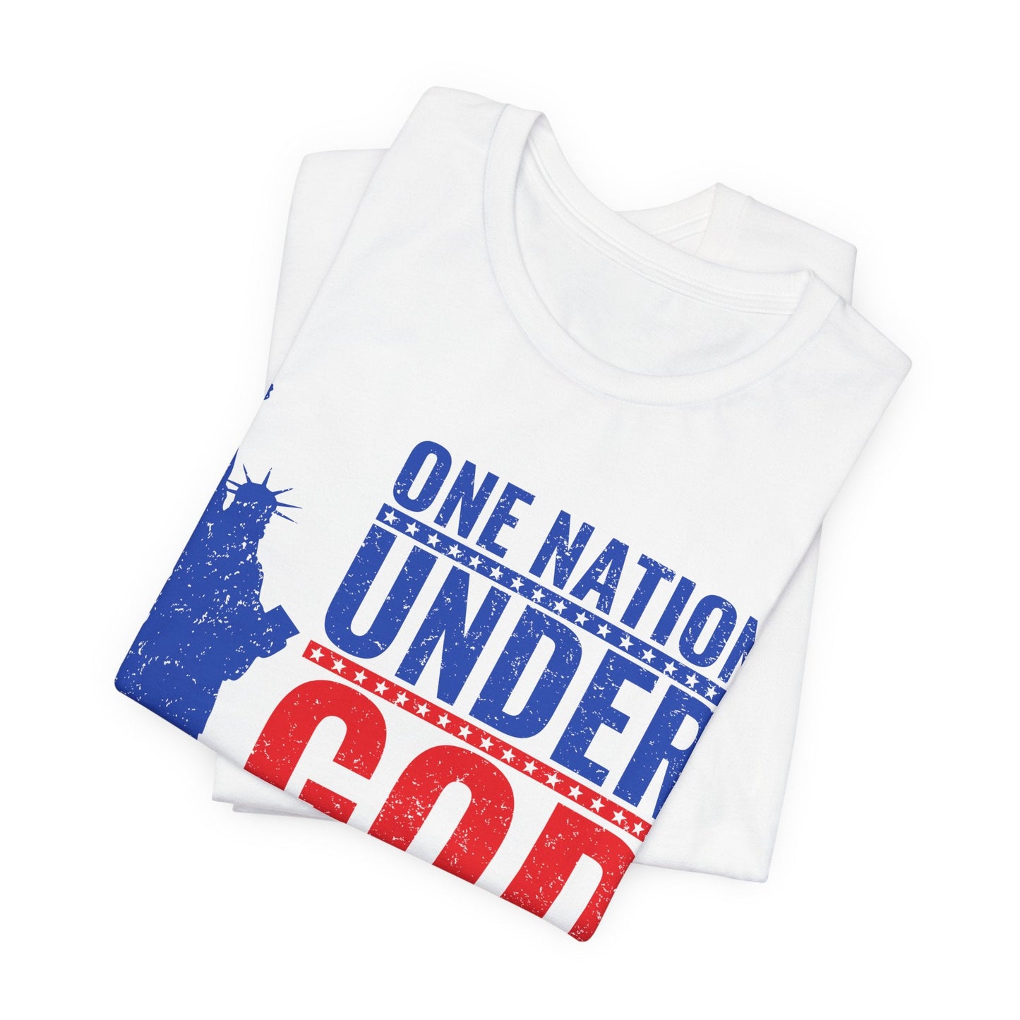 Statue of Liberty Patriotic Graphic Unisex Cotton T-Shirt a6