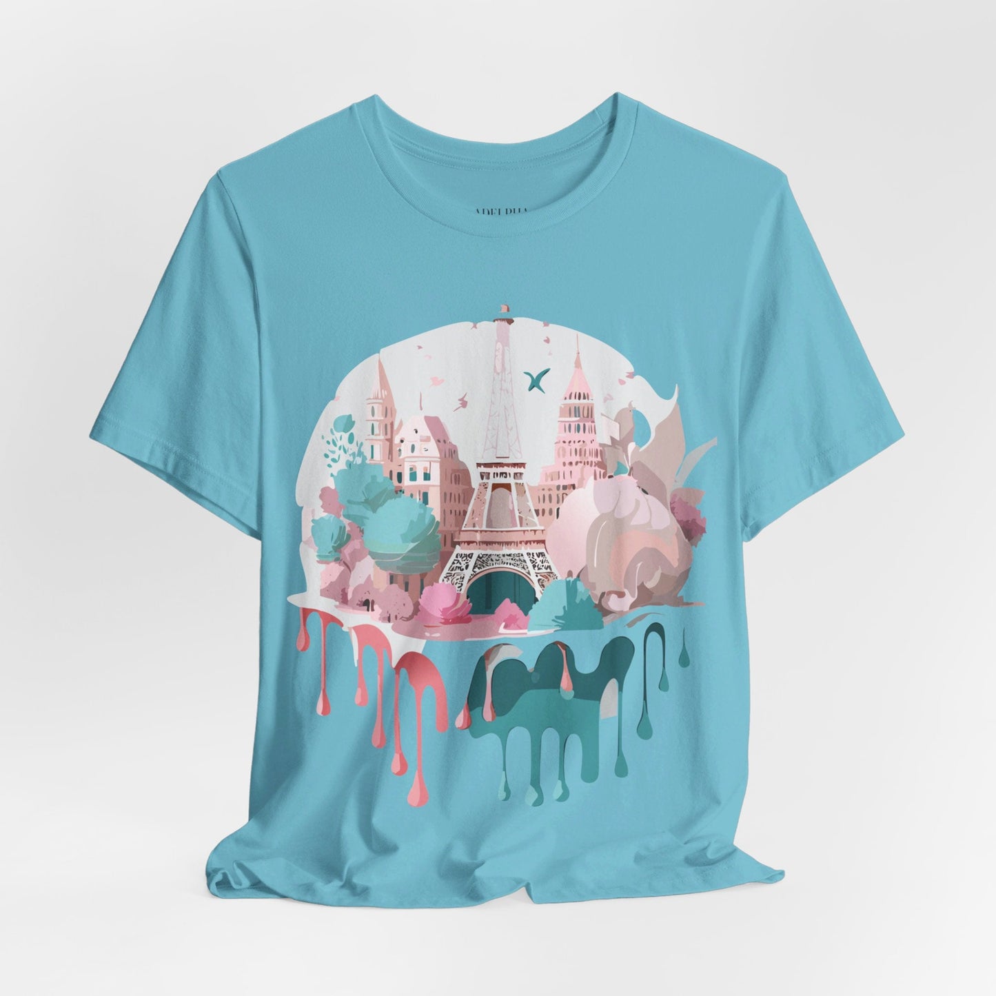 Paris Graphic Tee Unisex Premium Adelpha Art Design Vintage Inspired Short Sleeve Shirt