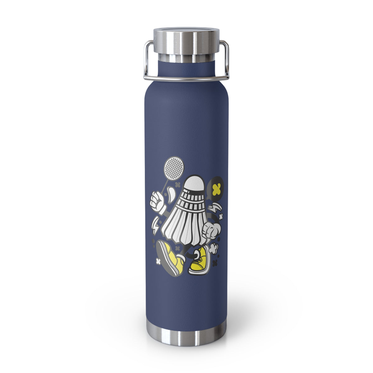 22oz Copper Insulated Water Bottle with Cartoon Design - CV35