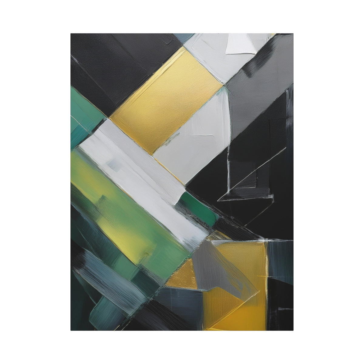 Abstract Geometric Painting Print Canvas 20x24,20x30,24x30 24x32,24x36,30x40 32x48,36x48,40x60 Pine-Wood Inner Frame ABS-78
