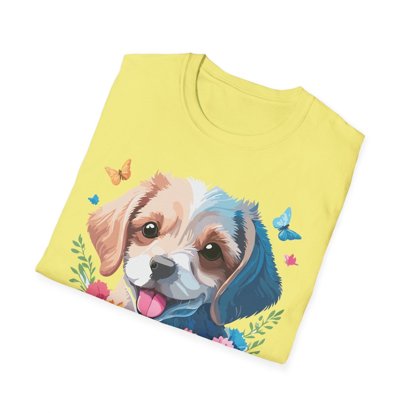 Dog Shirt Unisex Softstyle Tee Gildan 64000 100 Percent Ring Spun Cotton