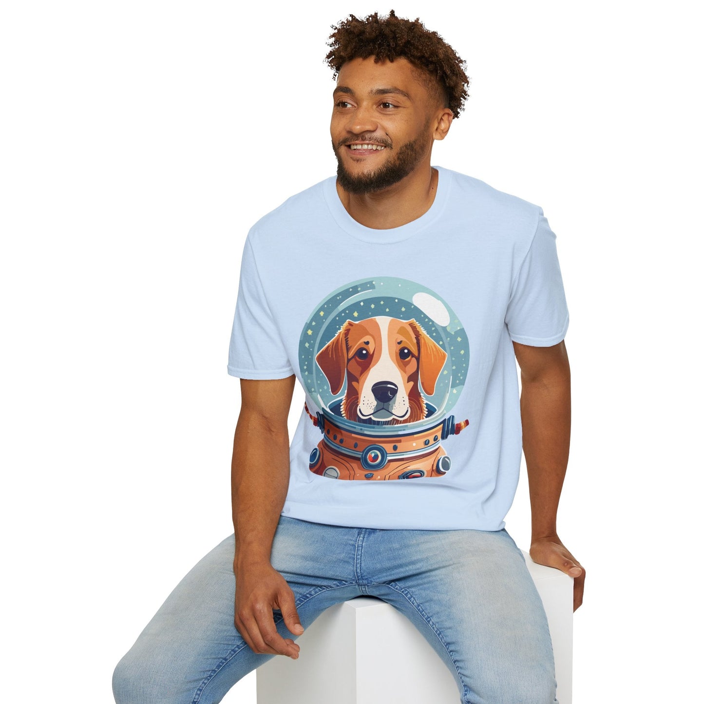 Dog Shirt Unisex Animal Tee Soft Cotton Premium Softstyle Ring Spun Gildan 64000