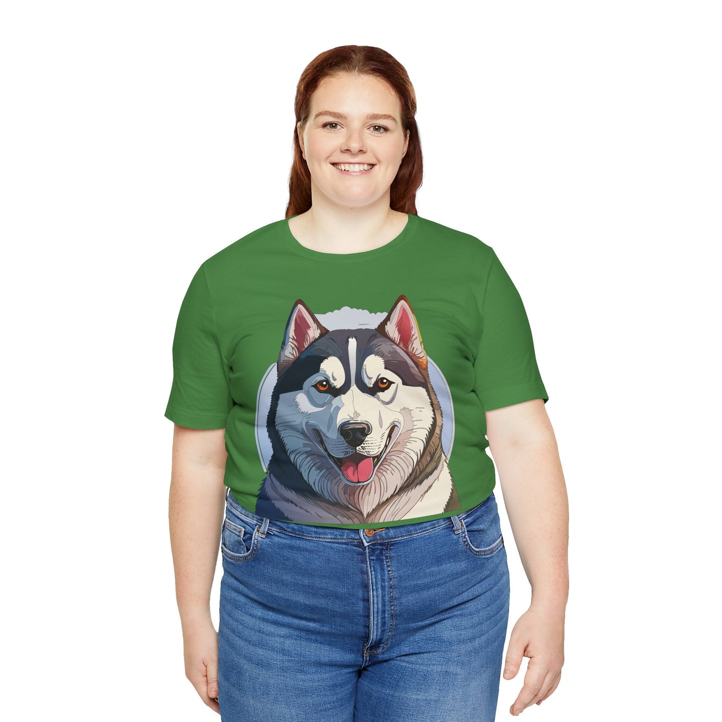 Unisex Animal Shirt Art Design Tee With Wild Animals Graphic Print Short Sleeve Style