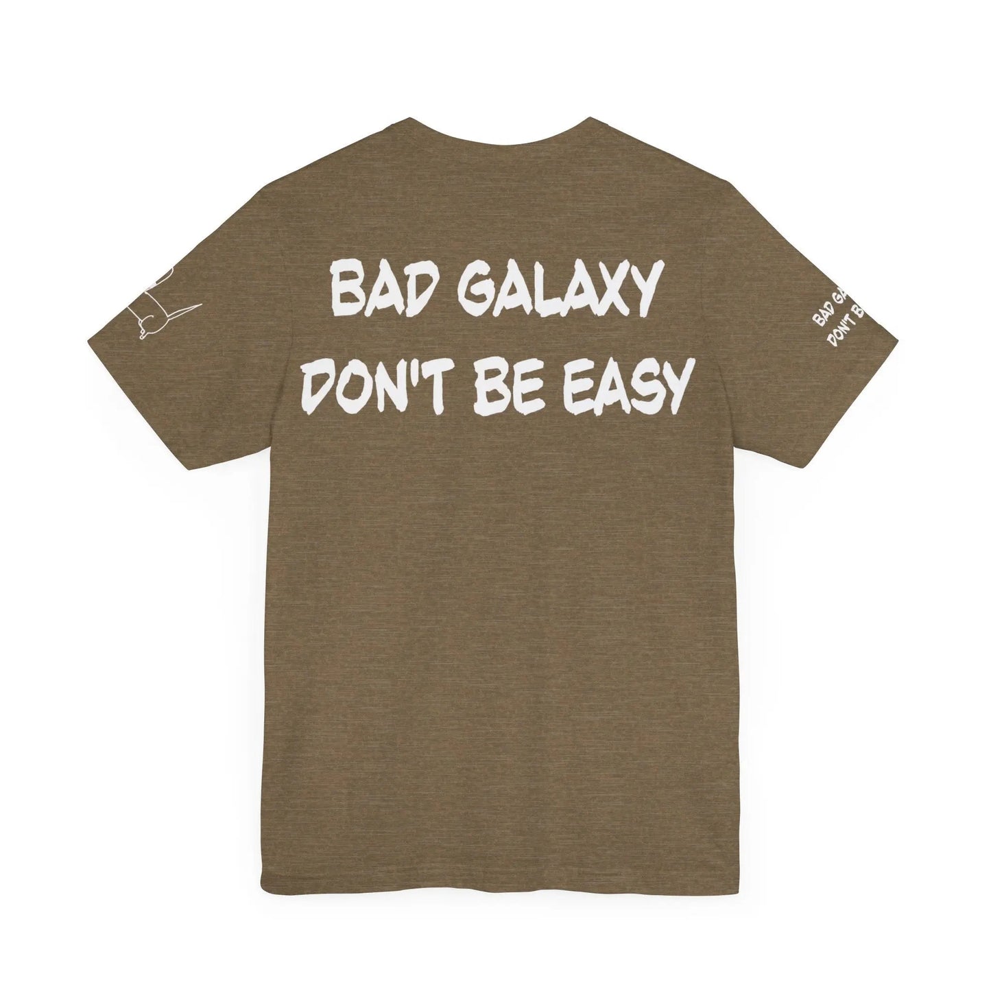 Funny Dog Tee Shirt From Bad Galaxy 100 Percent Cotton Made In USA Eco Friendly Inks