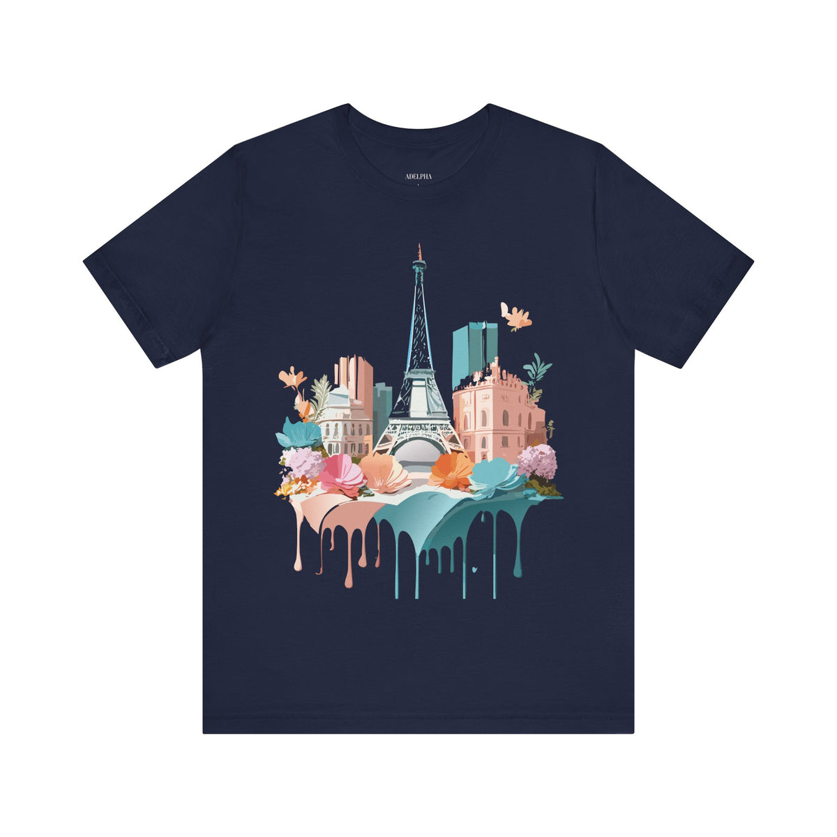 Unisex Cotton Bella+Canvas Tee with Paris