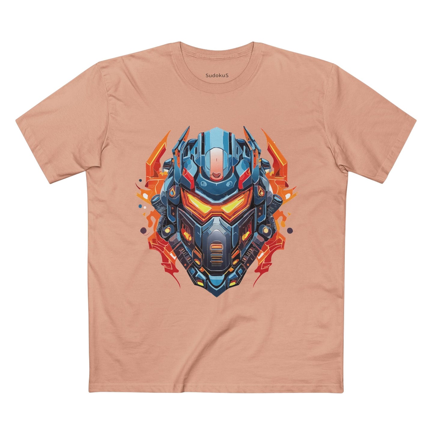 Cyborg Robot Graphic Unisex 100 Cotton Staple Tee 16