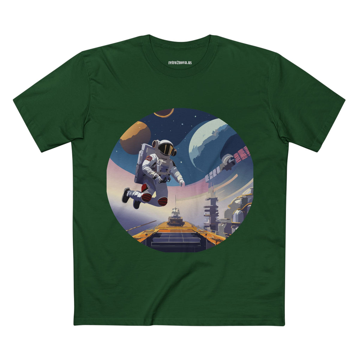 Cosmos Astronaut Graphic Tee Staple Unisex 100 Cotton Tee Shirt - CS-31