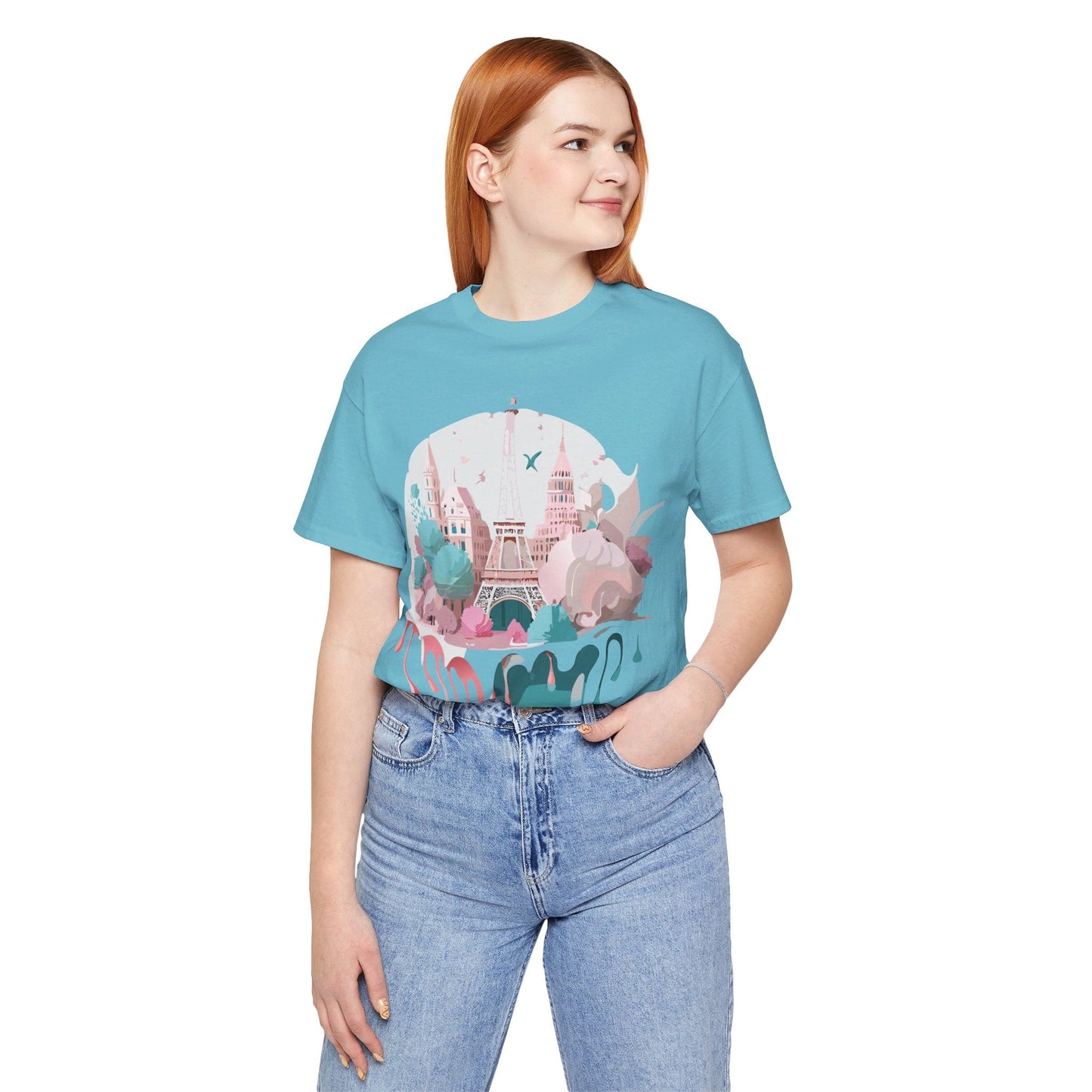 Paris Graphic Tee Unisex Premium Adelpha Art Design Vintage Inspired Short Sleeve Shirt