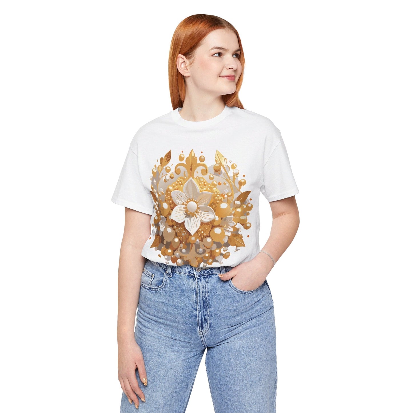 Jewelry Graphic Unisex 100 Cotton Vintage Treasure Art T-Shirt 26