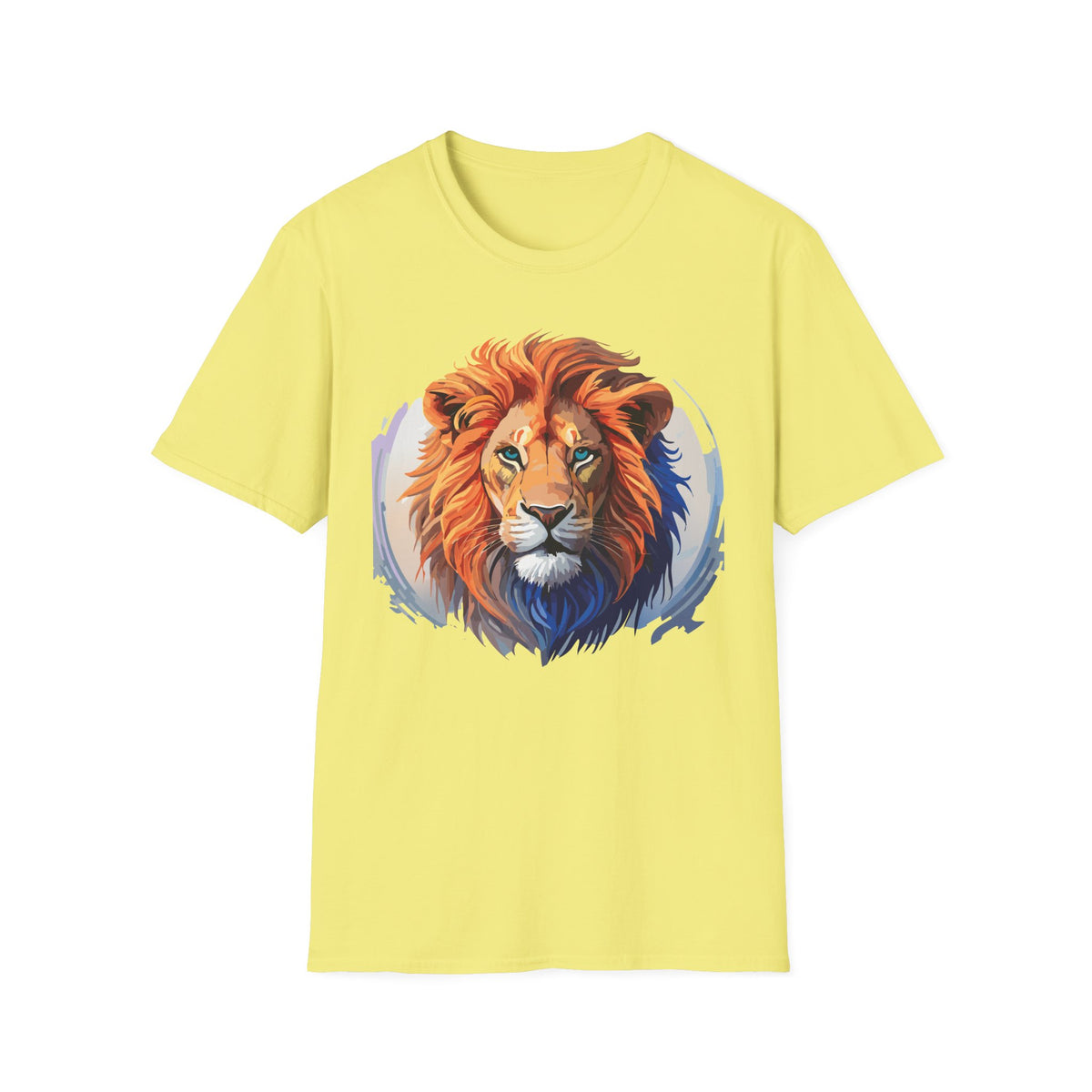 Regal Lion Face T-Shirt | Majestic Lion Portrait Tee