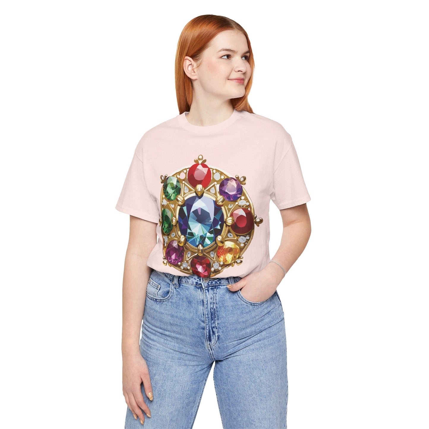 Jewelry Graphic Unisex 100 Cotton Vintage Treasure Art T-Shirt 40