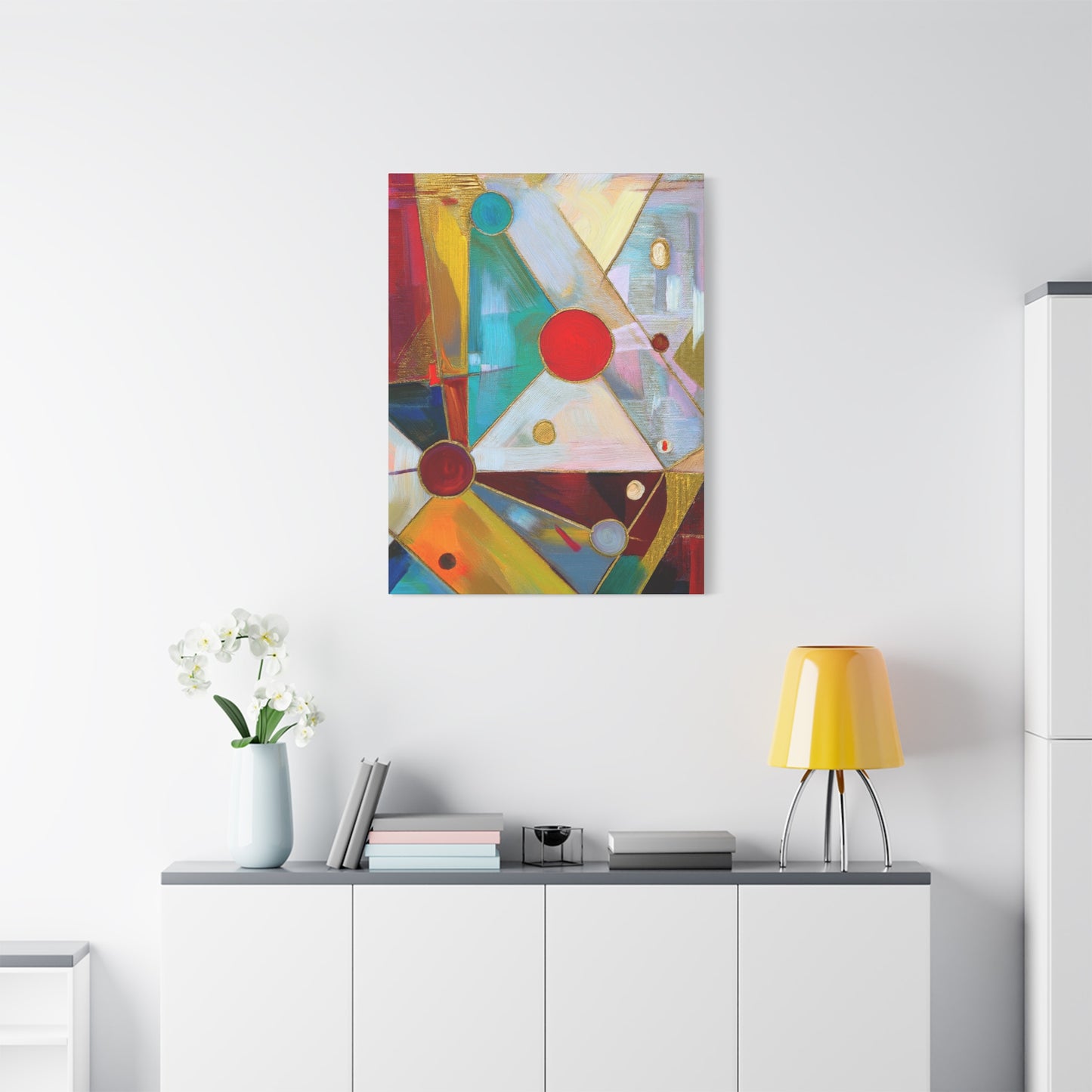 Abstract Oil Painting Print Canvas 20x24,20x30,24x30 24x32,24x36,30x40 32x48,36x48,40x60 Pine-Wood Inner Frame ABS-177