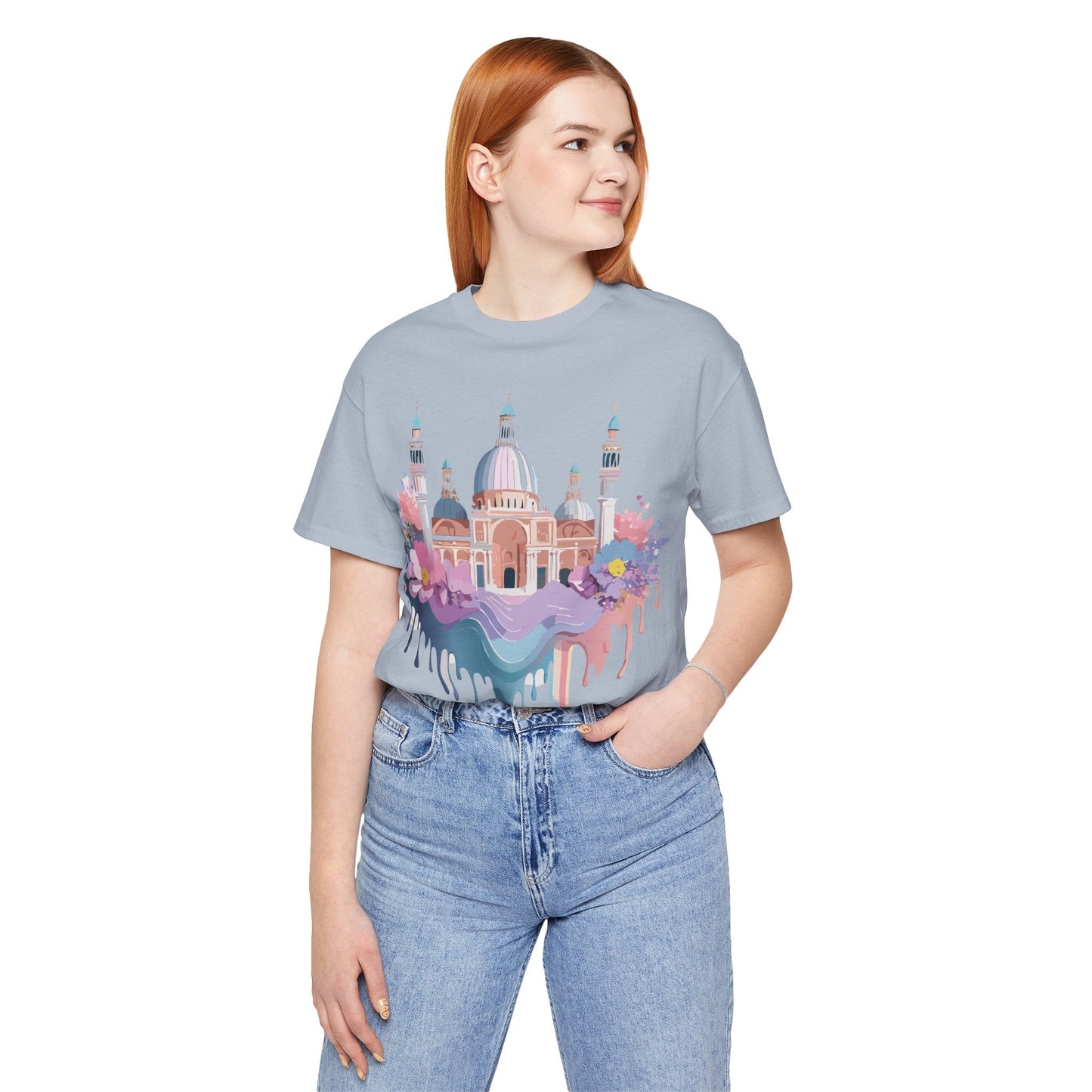 Venice Tourist Graphic Tee Unisex Jersey Short Sleeve Art By Vintage Style