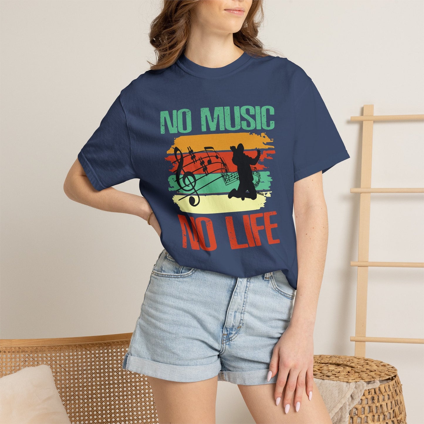 Music Graphic Design Unisex Cotton T-shirt 020