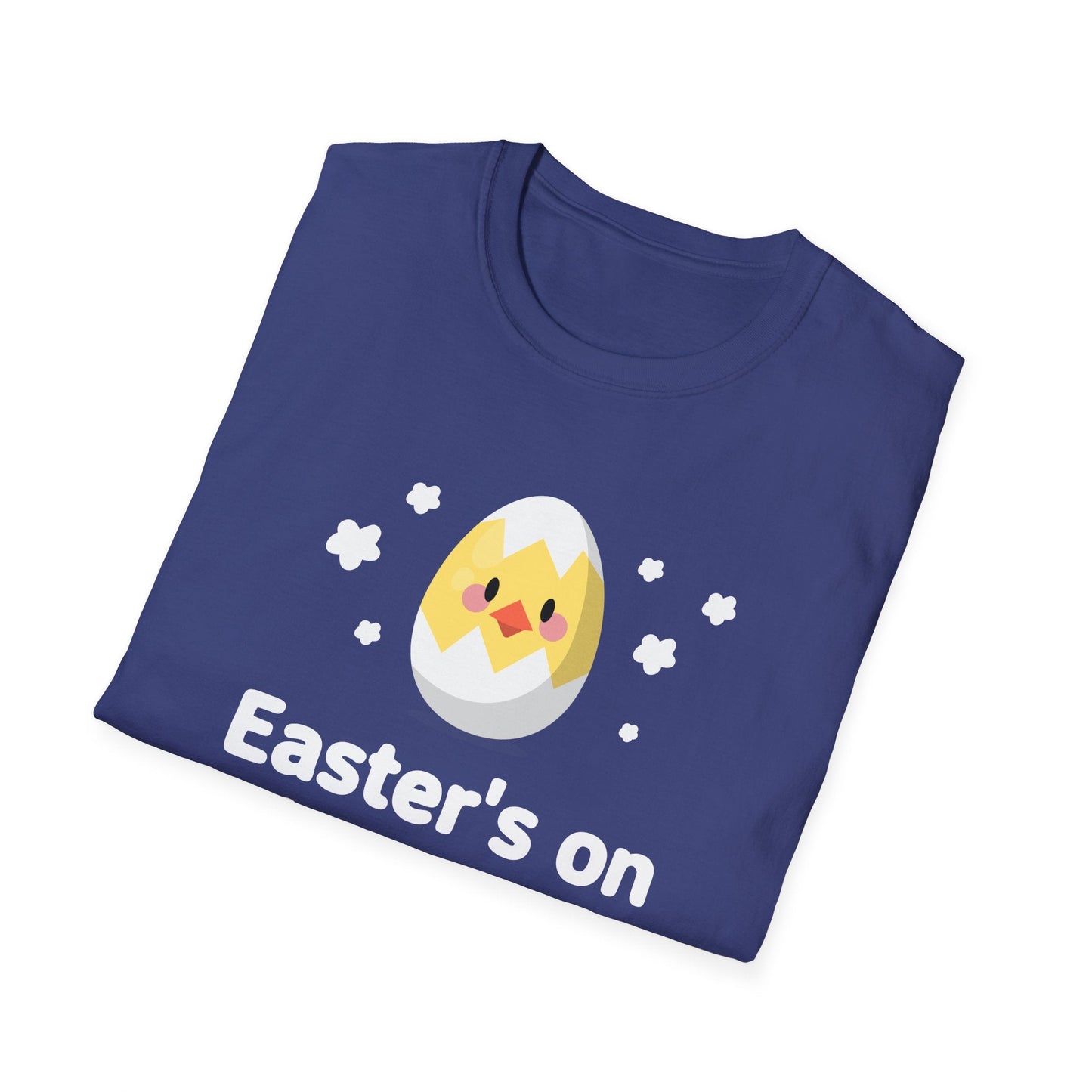 Easter Day T Shirt with Easter Design and Signature Print Unisex Gildan Softstyle Tee One Hundred Percent Cotton