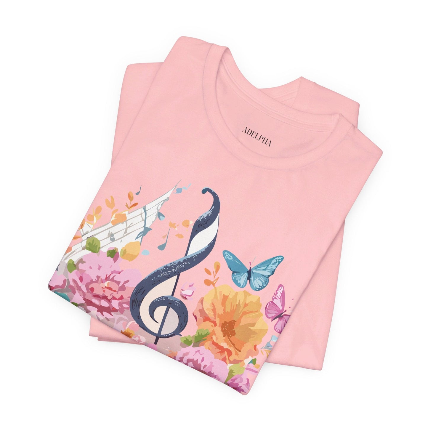 Adelpha Graphic T Shirt Unisex Jersey Short Sleeve Vintage Inspired Artwork Music Tee