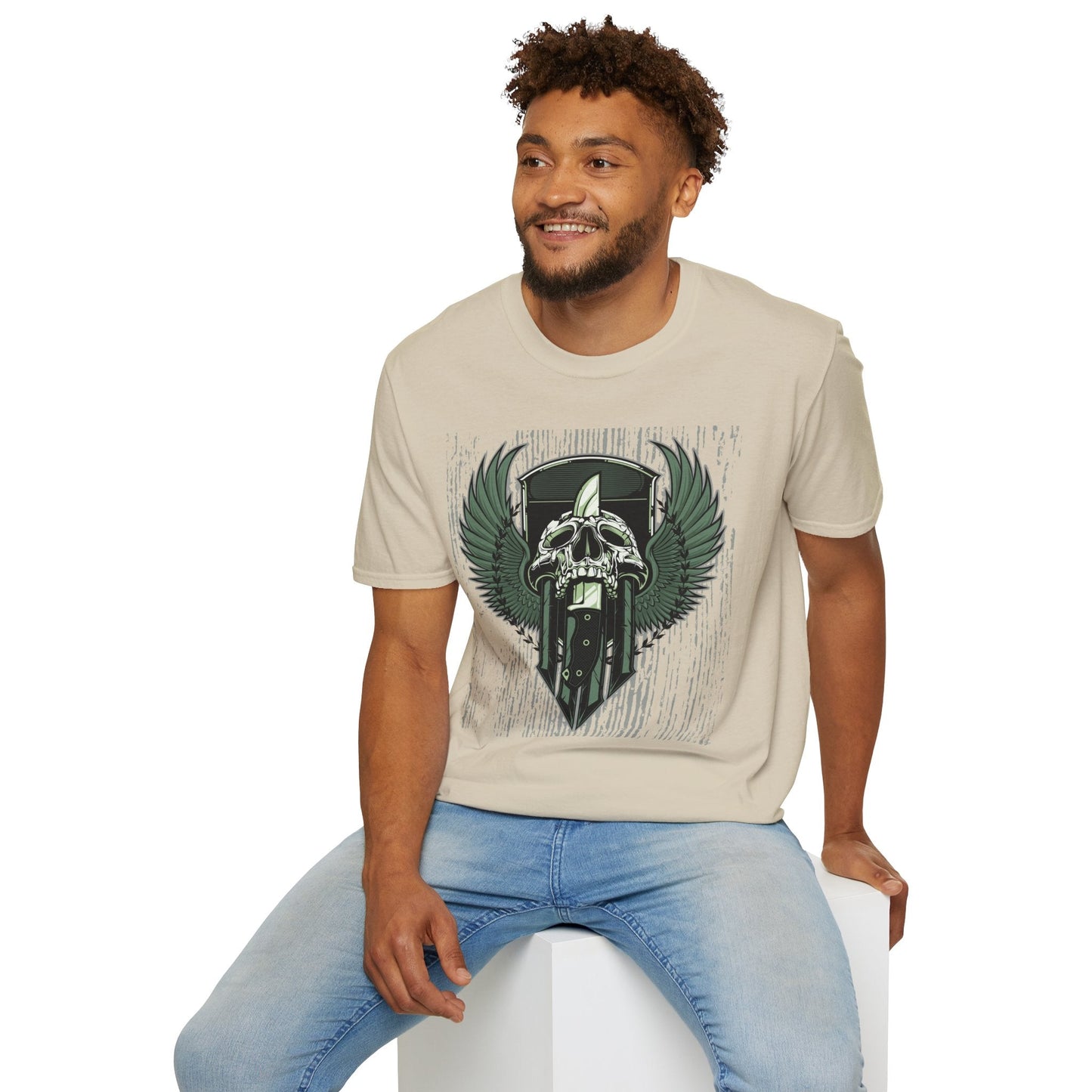 Art Graphic T Shirt Unisex Softstyle Gildan 64000 Cotton Tee With Graphic Design