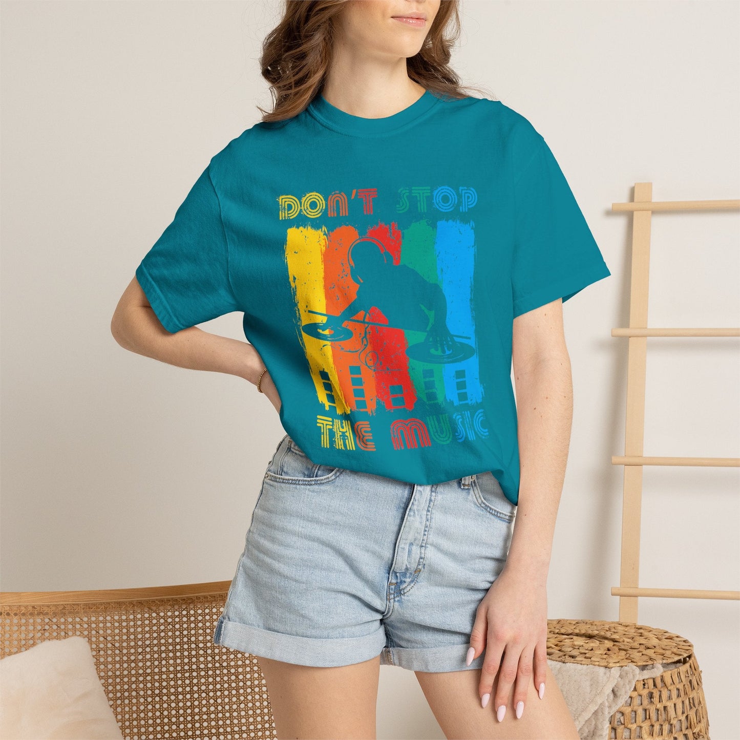 Music Graphic Design Unisex Cotton T-shirt 014