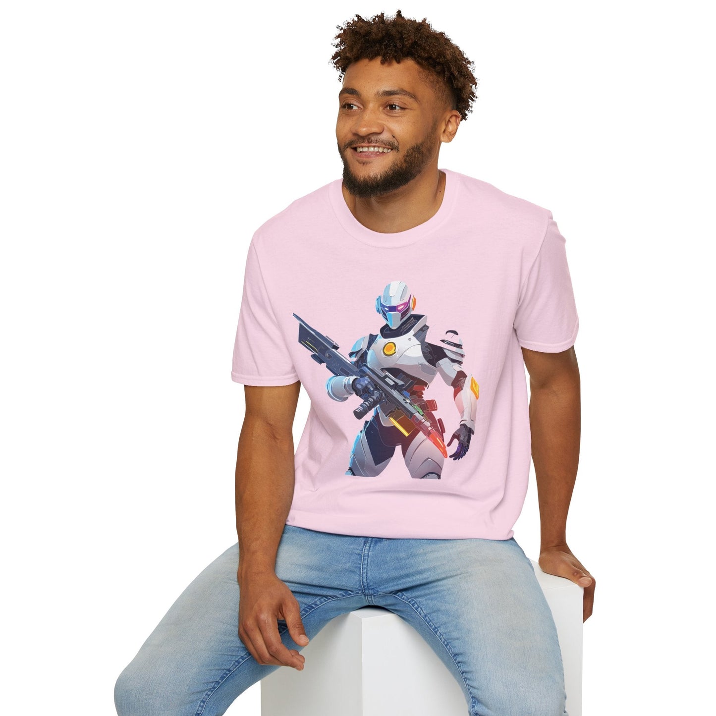 Unisex Robocop T Shirt Graphic With Classic Robocop Design Softstyle 100 Cotton Tee