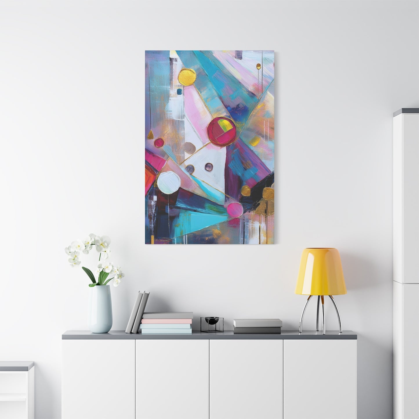 Abstract Oil Painting Print Canvas 20x24,20x30,24x30 24x32,24x36,30x40 32x48,36x48,40x60 Pine-Wood Inner Frame ABS-170