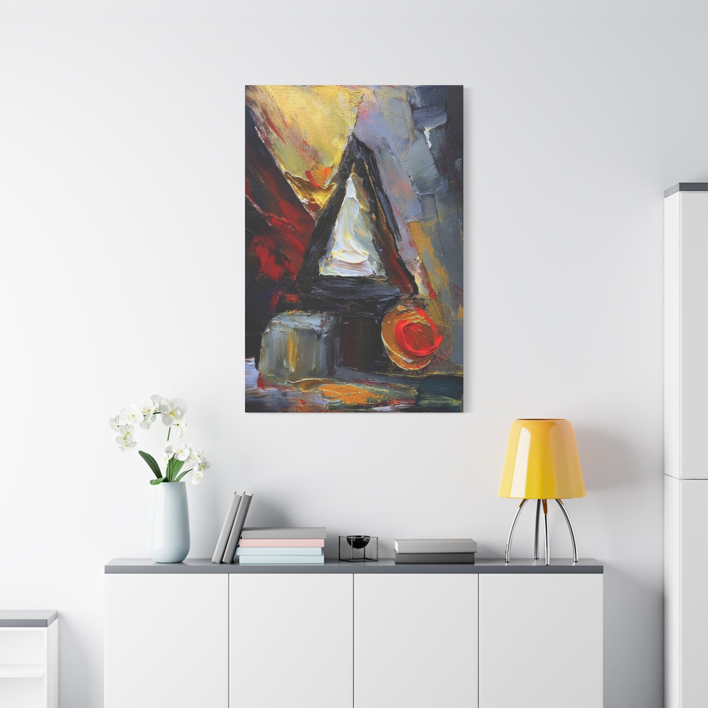 Abstract Oil Painting Print Canvas 20x24,20x30,24x30 24x32,24x36,30x40 32x48,36x48,40x60 Pine-Wood Inner Frame ABS-75