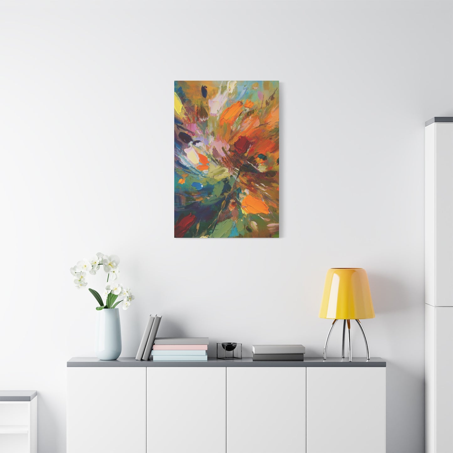 Abstract Oil Painting Print Canvas 20x24,20x30,24x30 24x32,24x36,30x40 32x48,36x48,40x60 Pine-Wood Inner Frame ABS-93