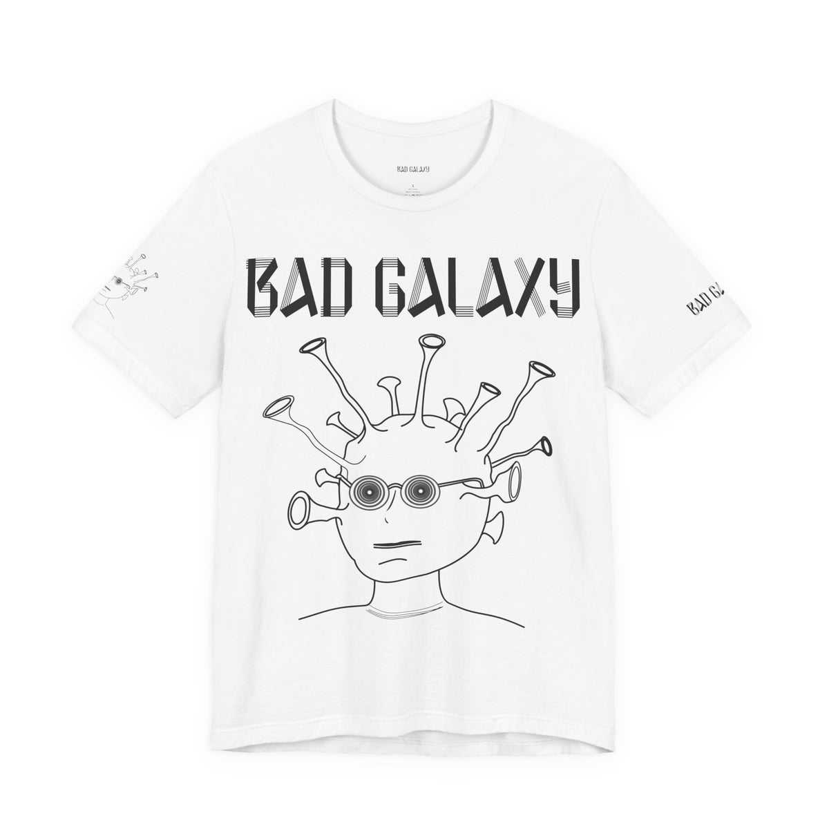 Alien Graphic Unisex Cotton Bella+Canvas Tee with Art Design b54
