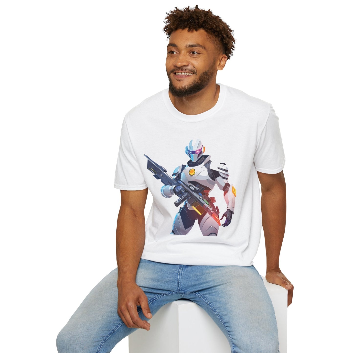 Unisex Robocop T Shirt Graphic With Classic Robocop Design Softstyle 100 Cotton Tee